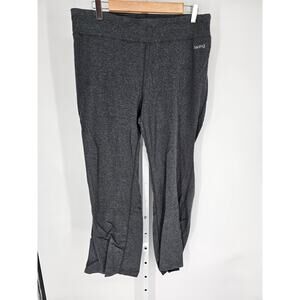 Iwing Women's Gray Heathered Cotton Blend Pull-On Leggings Size XXL